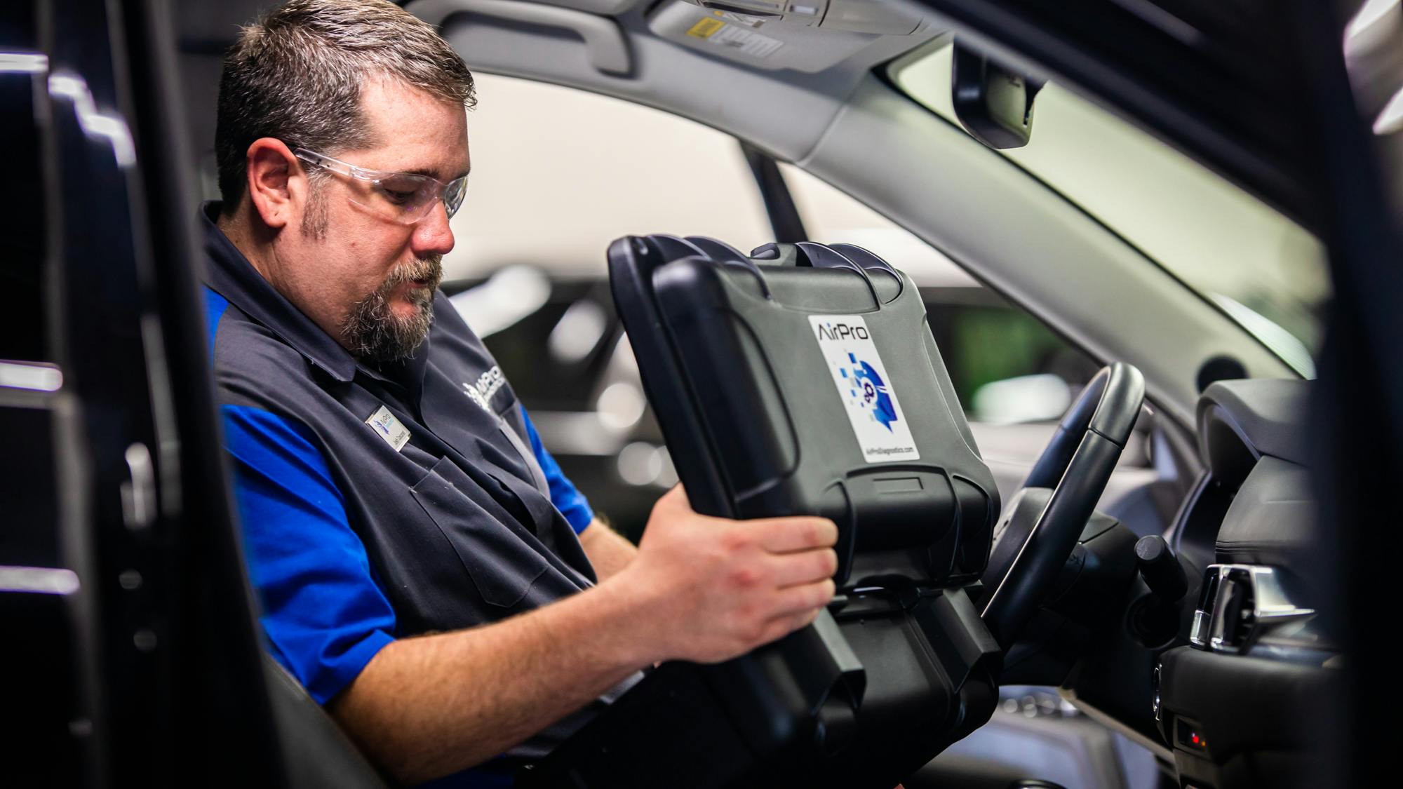SAFE AND EFFICIENT REPAIRS: Remote scanning allows an off-site technician to analyze and diagnose a vehicle&rsquo;s electronic control units and other systems without being in the shop.