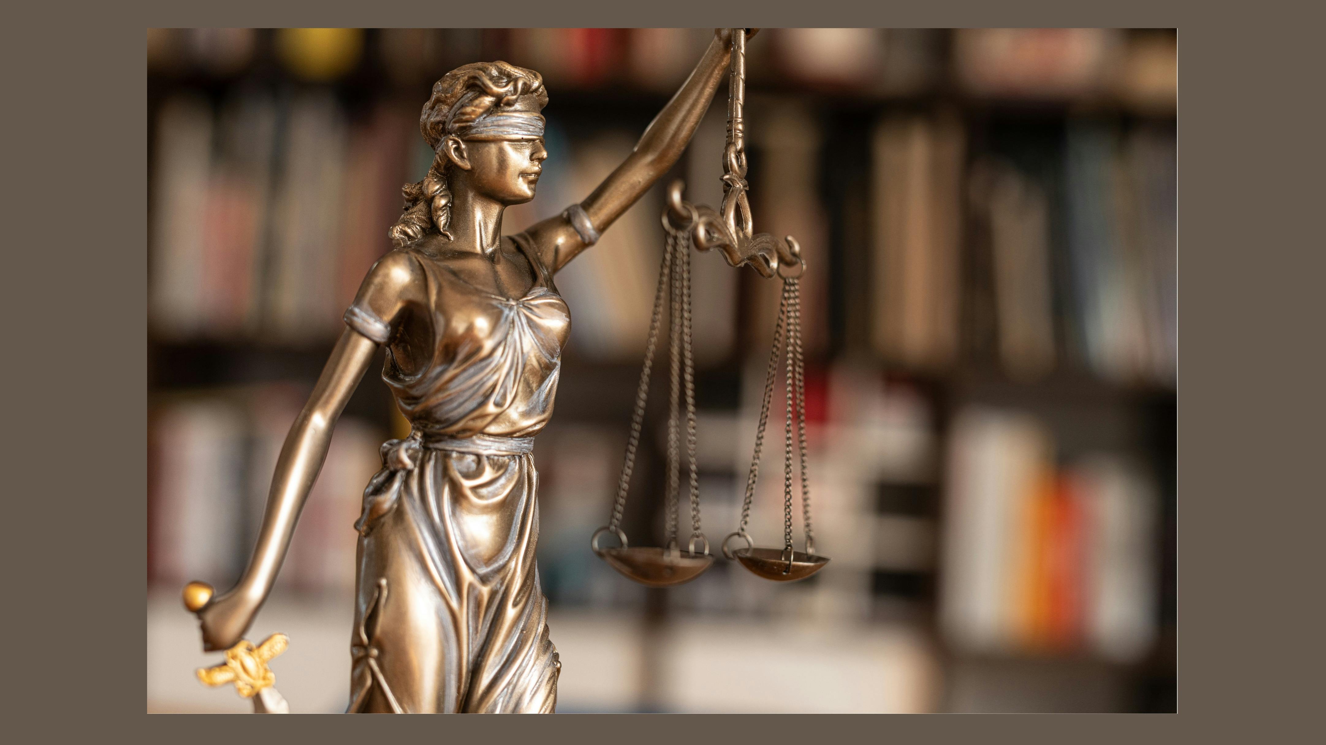 The Scales of Justice Statue