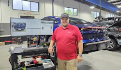 'BENCHMARK FOR THE SHOP' : K&M Vice President Michael Bradshaw says Will Barkley's meticulous approach to planning is guided by OEM repair procedures. 'BENCHMARK FOR THE SHOP' : K&M Vice President Michael Bradshaw says Will Barkley's meticulous approach to planning is guided by OEM repair procedures.