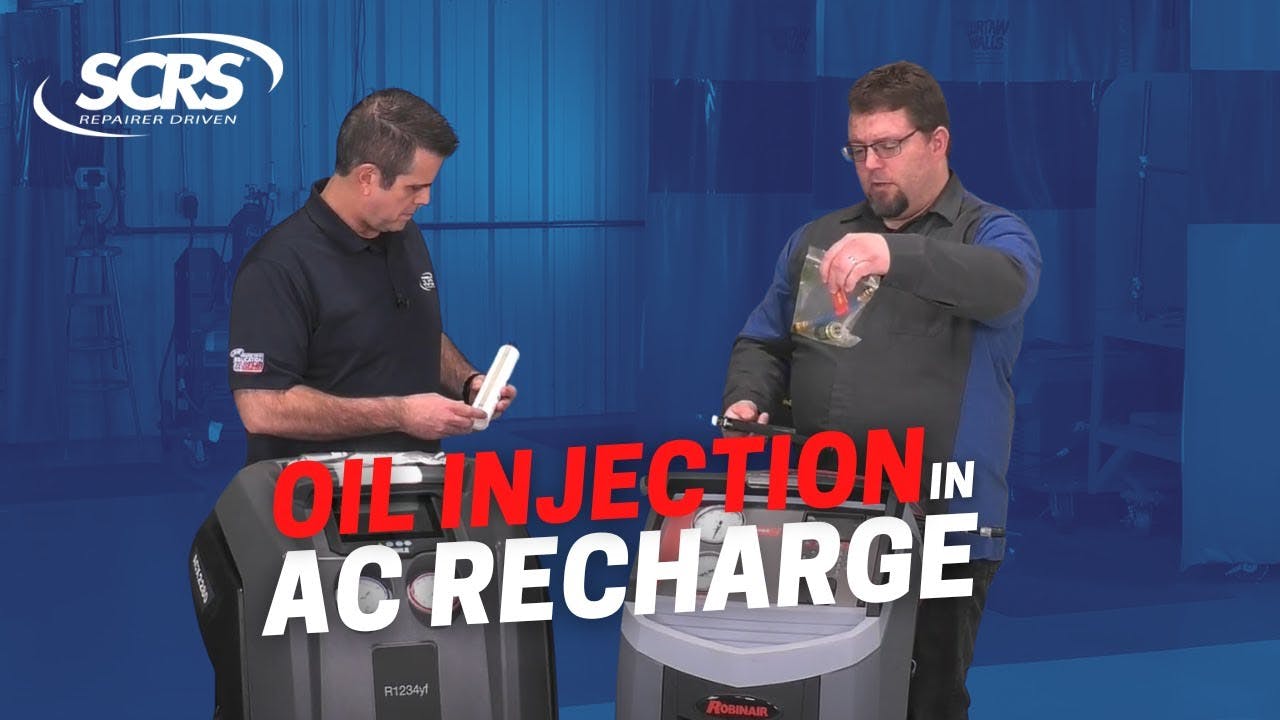 SCRS Quick Tip: Oil Injection in AC Recharge