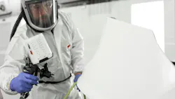 Minimize the mil thickness to stay below the vehicle manufacturer’s threshold for paint material over the radar zone. Minimize the mil thickness to stay below the vehicle manufacturer’s threshold for paint material over the radar zone.