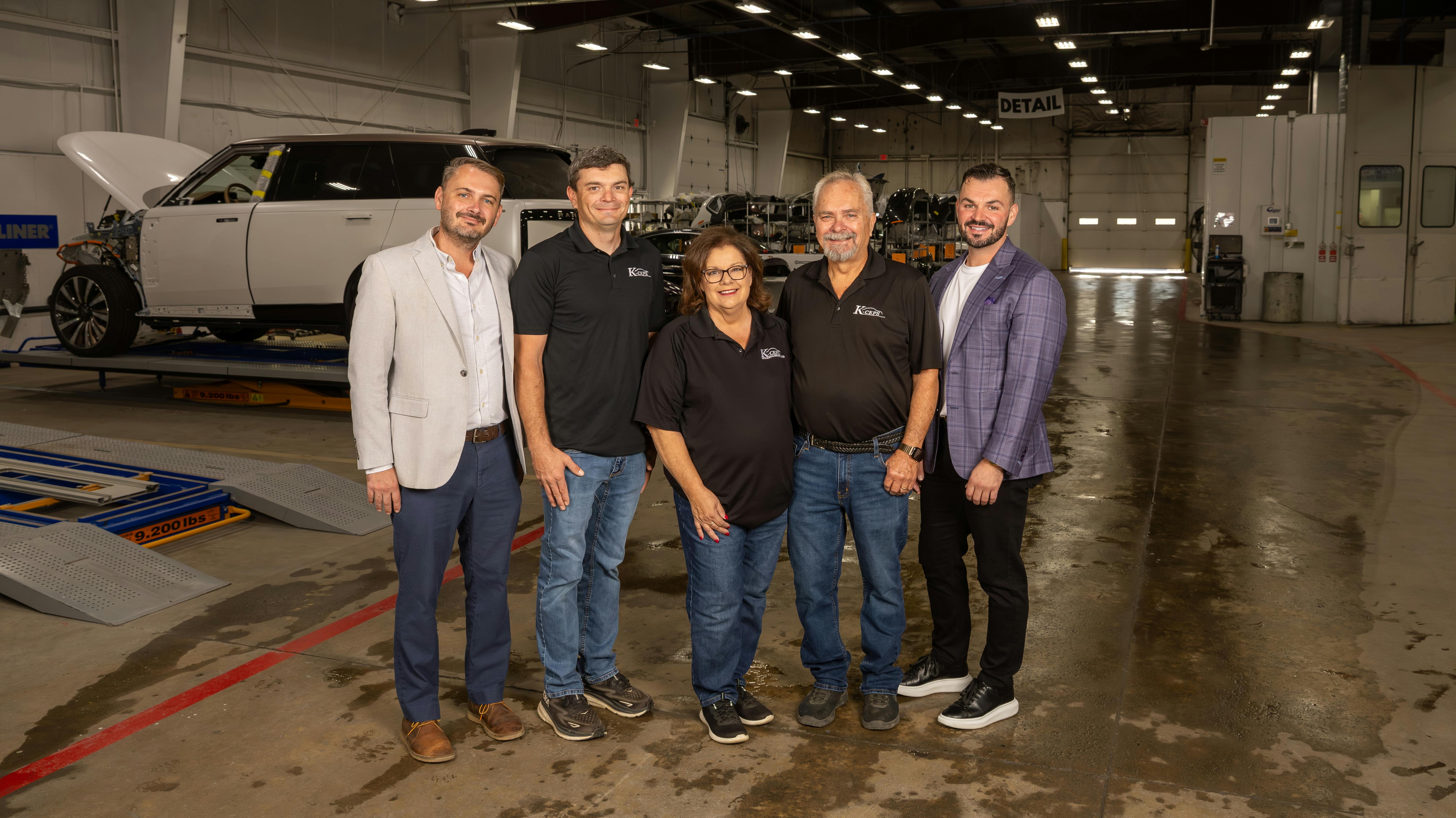 FAMILY PRIDE: After starting K-ceps in 1993, Ray and Susie Speck were joined, from left, by sons Chris, Jeff, and Adam Speck.