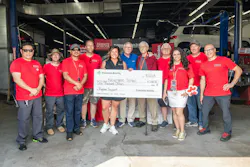 Enterprise Mobility presents a check to Newgate School to support program endeavors. Enterprise Mobility presents a check to Newgate School to support program endeavors.