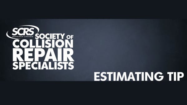 SCRS estimating tip