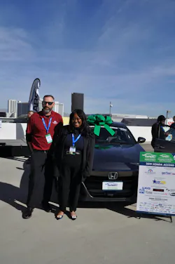 Zuleaka Ellis with her new vehicle, a 2019 Honda Accord. Zuleaka Ellis with her new vehicle, a 2019 Honda Accord.