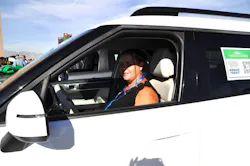 Kimberly Bernstorff gets comftorable in her 2025 Hyundai Sante Fe. Kimberly Bernstorff gets comftorable in her 2025 Hyundai Sante Fe.