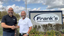 Steve Horton, CEO of OpenRoad Collision, and Frank McClosky, founder of Frank’s Collision Repair, are forming a strategic partnership that continues OpenRoad Collison's commitment to partner with locally trusted, community-anchored brands that prioritize people, quality, and OEM-centric repair standards. Steve Horton, CEO of OpenRoad Collision, and Frank McClosky, founder of Frank’s Collision Repair, are forming a strategic partnership that continues OpenRoad Collison's commitment to partner with locally trusted, community-anchored brands that prioritize people, quality, and OEM-centric repair standards.
