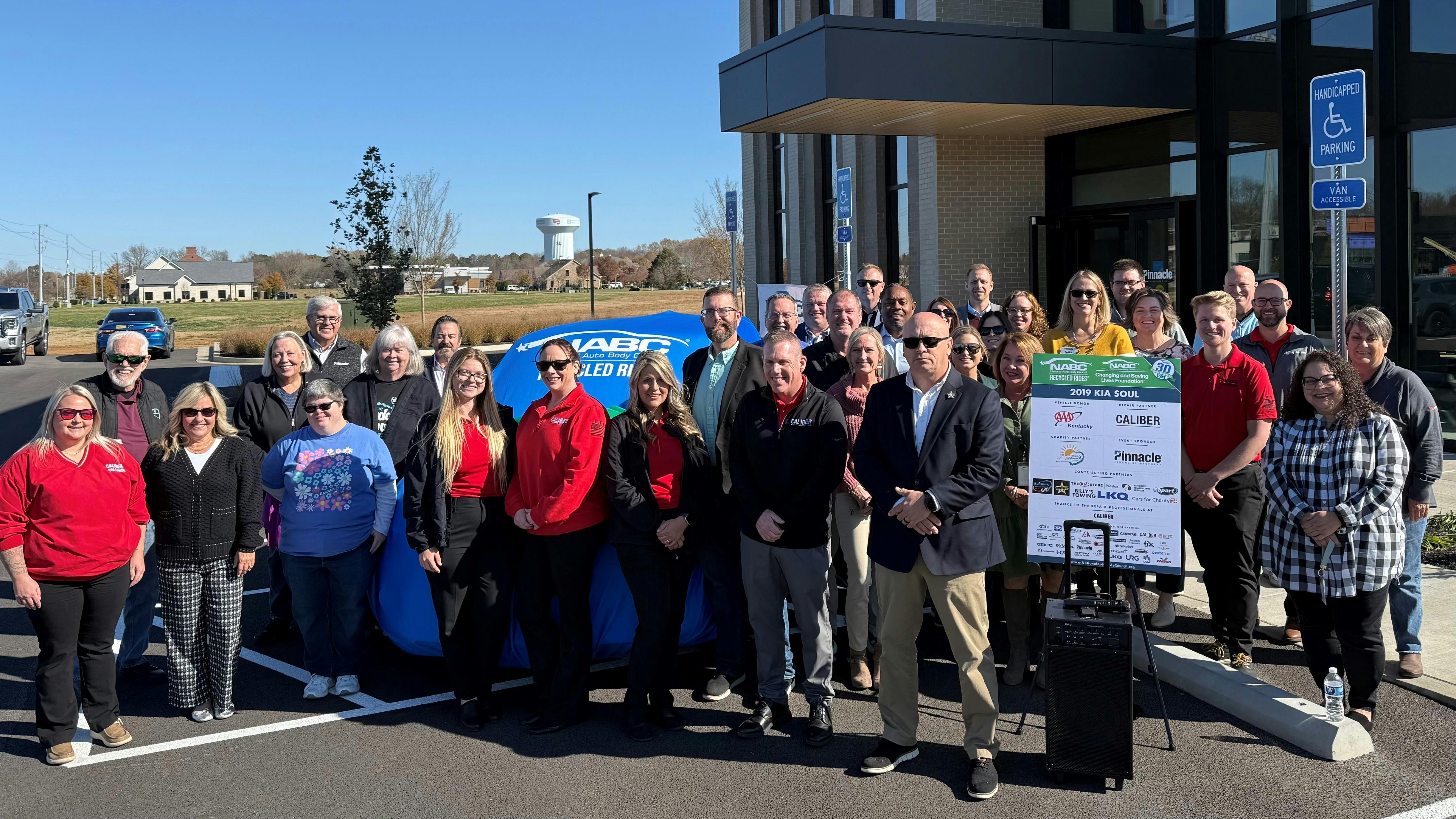 Down Syndrome of Southern Kentucky received a 2019 KIA Soul from the NABC Recycled Ride progra on Nov. 17.