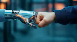 Fist-bumping robot AI Fist-bumping robot AI