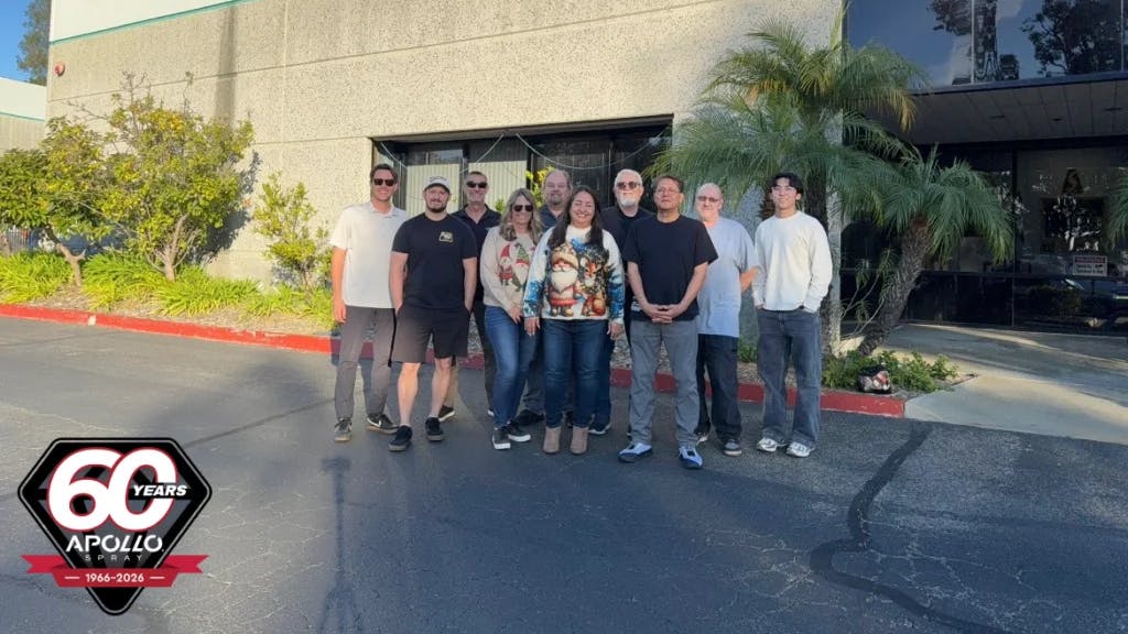 Apollo Sprayers 60th Anniversary team