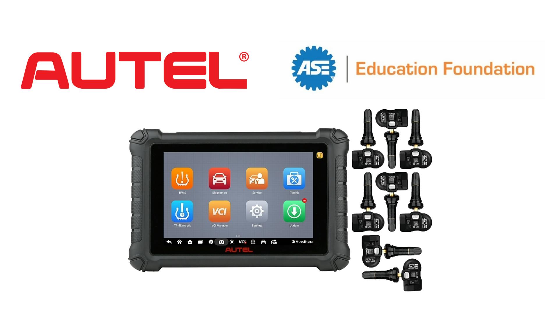 Autel and ASE Foundation TS900 Donation