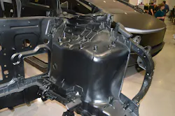 Newer build trends such as using rivet-bonded construction that relies extensively on aluminum and mixed-material structures are increasingly common in not just EVs but many modern lineups. Newer build trends such as using rivet-bonded construction that relies extensively on aluminum and mixed-material structures are increasingly common in not just EVs but many modern lineups.