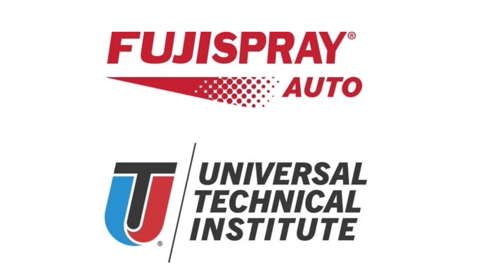 Fuji Spray and Universal Technical Institute Logos