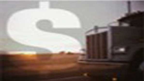 Refrigeratedtransporter 1257 Large Dollar Sign And Front Truck