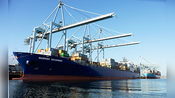 Refrigeratedtransporter 1994 Maersk Ship Containers Kevork Djansezian Getty