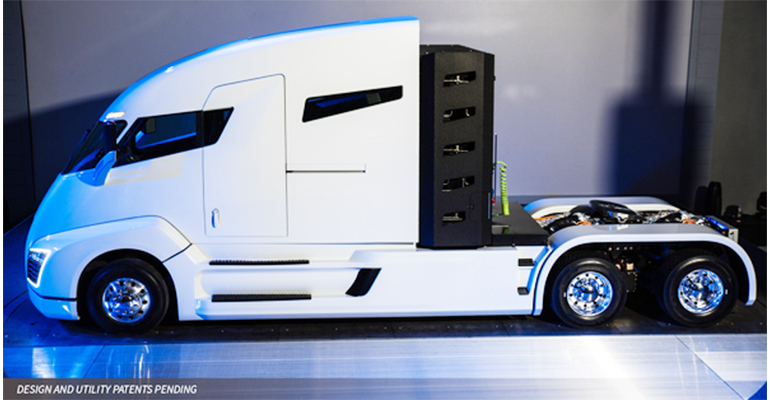 Refrigeratedtransporter 3092 Nikola One Tractor
