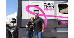 Refrigeratedtransporter 3396 Werner Enterprises Race For The Cure Truck Refrigeratedtransporter 3396 Werner Enterprises Race For The Cure Truck