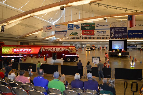 Course A at the champioships hosted drivers competing in the tank truck and flatbed categories Photo Avery Vise