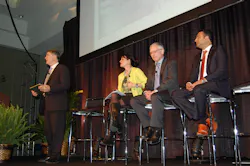 Hosted by moderator Jim Mele editorinchief of Fleet Owner panelists from left Susan Alt senior vp for public affairs with Volvo Group North America Dr Wilfried Achenbach senior voengineering amp technology for Daimler Trucks North America DTNA and Sandeep Kar global director of automotive and transportation research at Frost amp Sullivan discussed the practicality of the selfdriving truck during yesterday39s Fleet Forum Hosted by moderator Jim Mele editorinchief of Fleet Owner panelists from left Susan Alt senior vp for public affairs with Volvo Group North America Dr Wilfried Achenbach senior voengineering amp technology for Daimler Trucks North America DTNA and Sandeep Kar global director of automotive and transportation research at Frost amp Sullivan discussed the practicality of the selfdriving truck during yesterday39s Fleet Forum