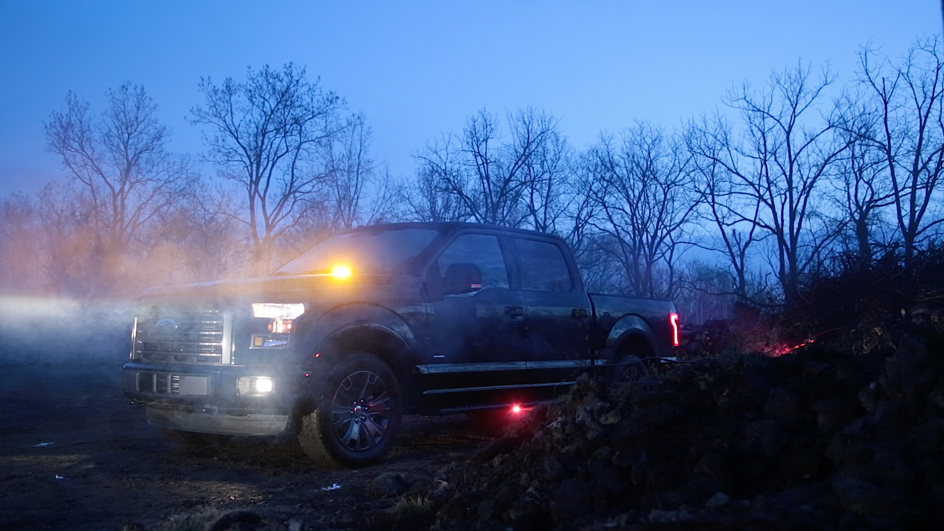 The front and rearmounted amber lens strobe lights can be seen from as far away as 1000 feet during the day and a mile at night the company said Photo courtesy of Ford Motor Co