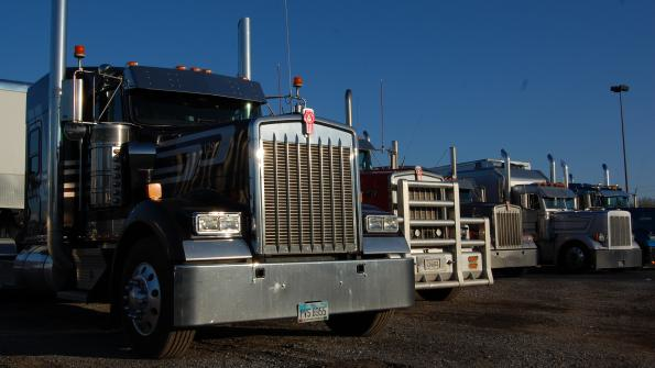 Some characterize the recent regulatory push as quota godsendquot as it restricts the supply of drivers and thus keeps trucking capacity tight Photo by Sean KilcarrFleet Owner