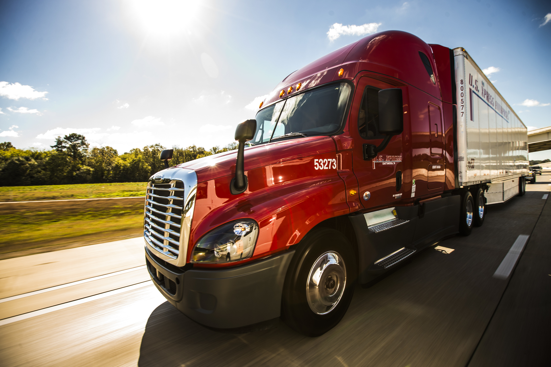 US Xpress truck fleet adds air disc brakes