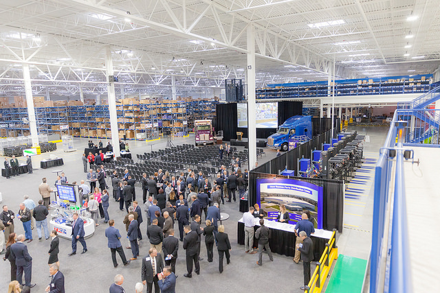 Paccar Parts Renton parts distribution center grand opening in Renton WA