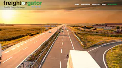 A screen shot showing the new FreightorGator site A screen shot showing the new FreightorGator site