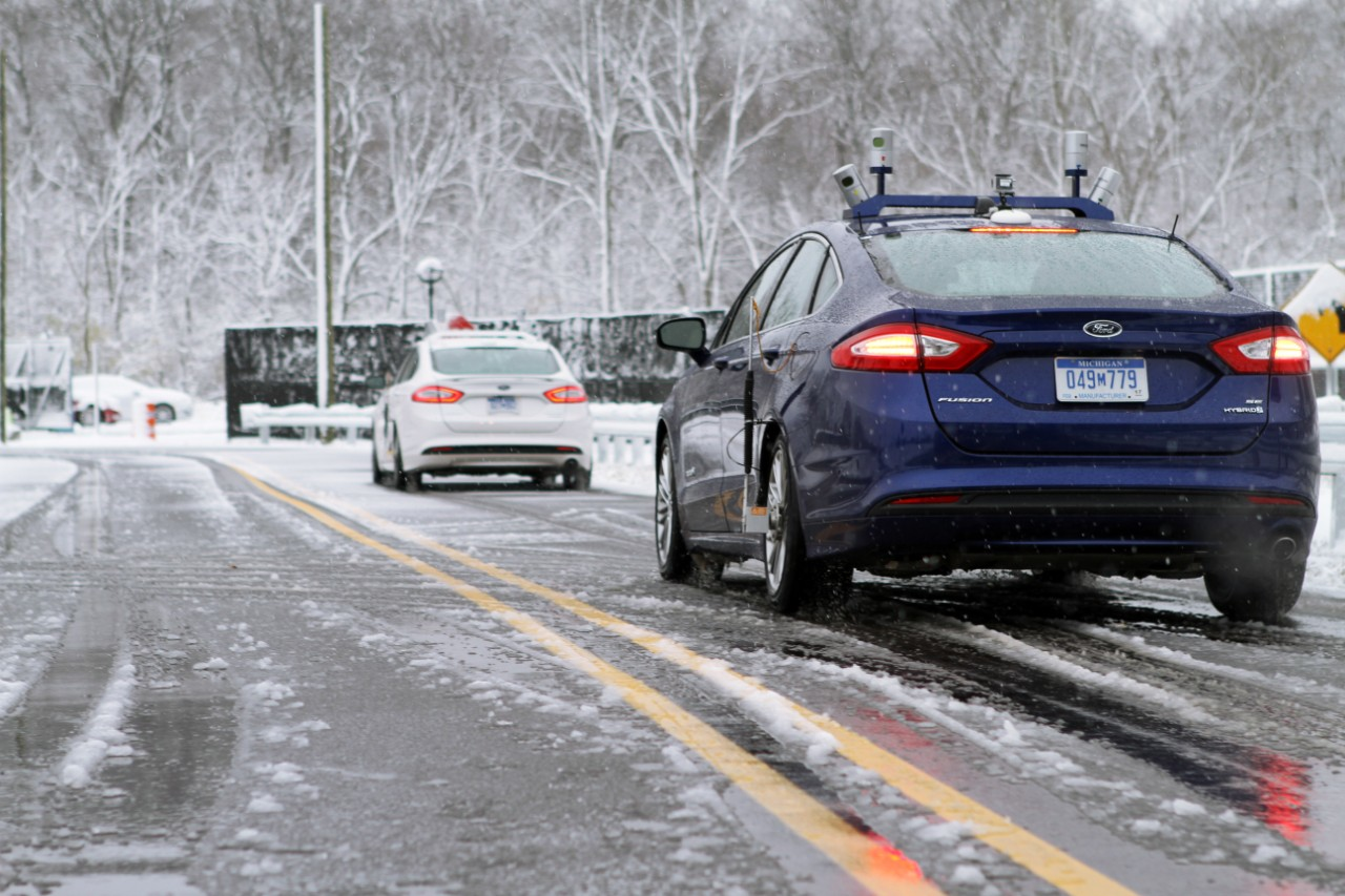 Ford testing selfdriving cars in winter conditions The Obama administration says its new policy will support for more such testing for autonomous vehicles Photo Ford Motor Co