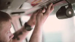 Still from a video showing Knight Transportation39s installation of SmartDrive video systems in its trucks Still from a video showing Knight Transportation39s installation of SmartDrive video systems in its trucks