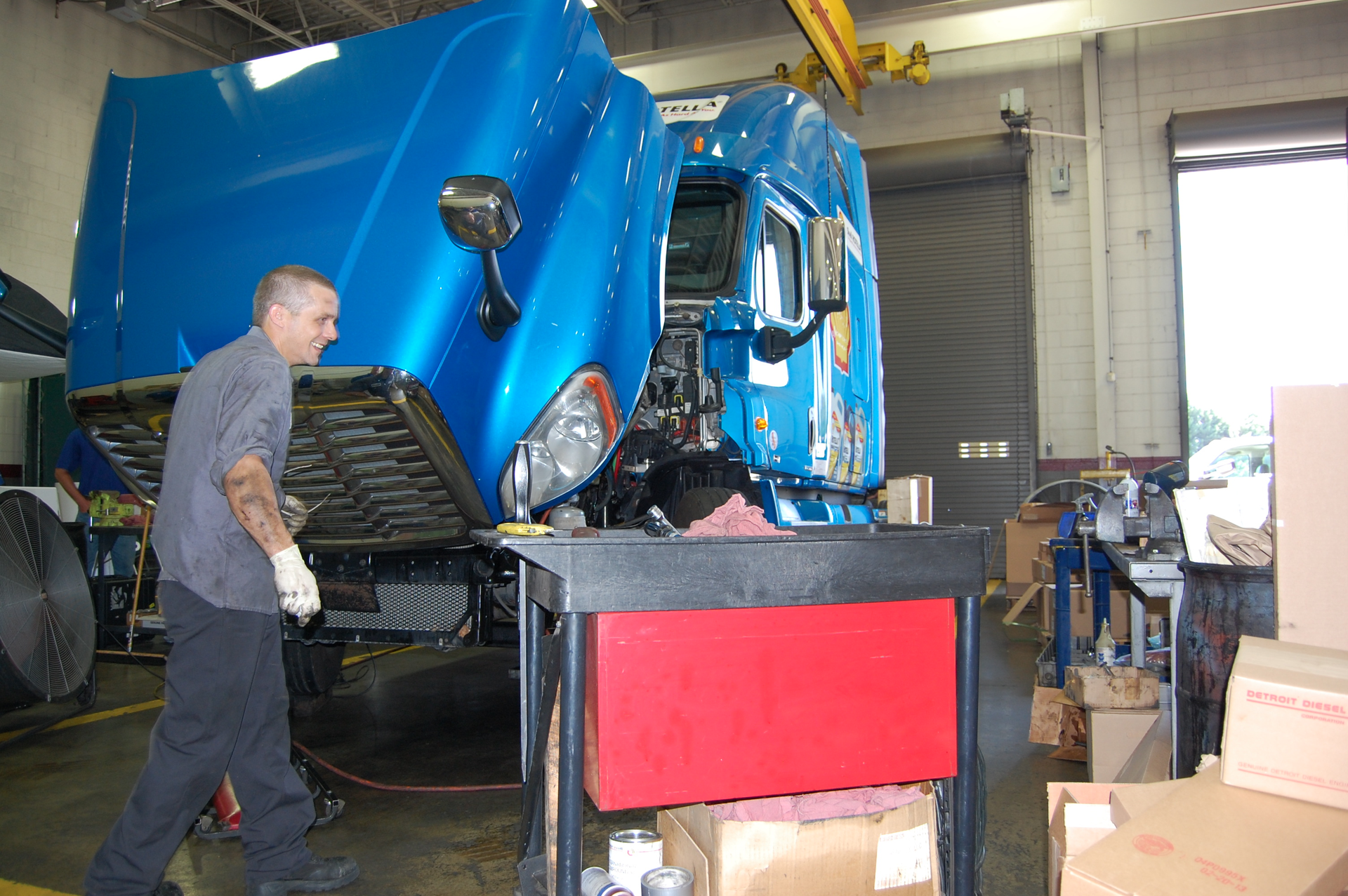 One argument is that a new management style is needed to both recruit and retain the ldquoyounger generationrdquo of workers one that is very different from current practices Photo by Sean KilcarrFleet Owner