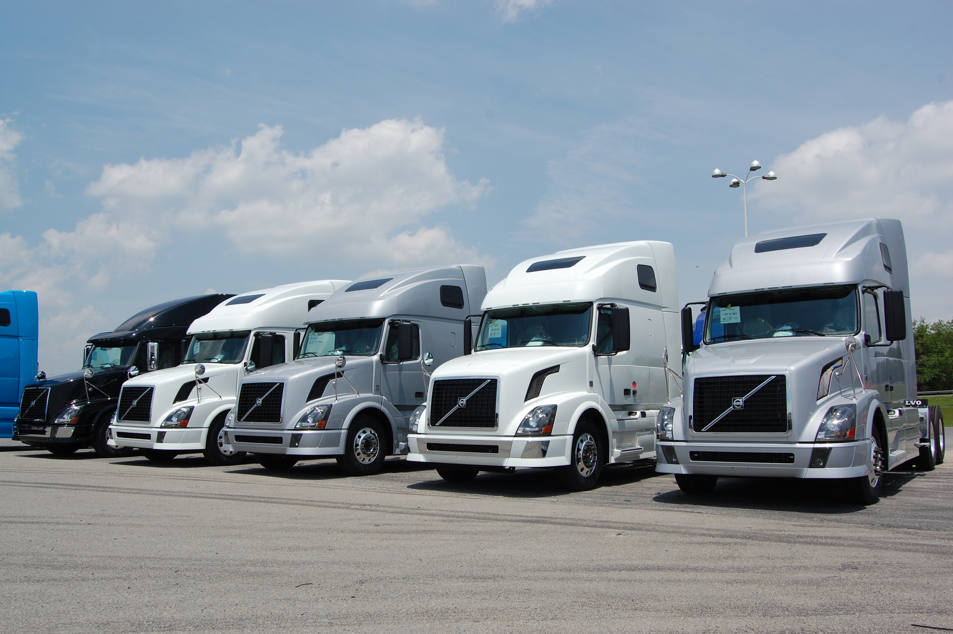 New vehicle registrations by fleets operating more than 500 vehicles have declined as well IHS reported Photo by Sean KilcarrFleet Owner