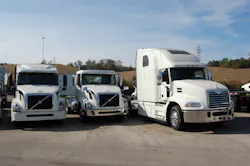 Total Class 8 demand expected to end 2016 at 240000 units dropping to 215000 units by 2017 according to Volvo and Mack Photo by Sean KilcarrFleet Owner Total Class 8 demand expected to end 2016 at 240000 units dropping to 215000 units by 2017 according to Volvo and Mack Photo by Sean KilcarrFleet Owner