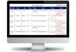 MyCDLapp has added a custom question builder to its online driver application software MyCDLapp has added a custom question builder to its online driver application software