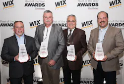 Left to right Dan Carrano A Duie Pyle Robert Hendrix Waste Industries Garth Pitzel Bison Transport Jeremy Gravely Gemini Motor Transport Left to right Dan Carrano A Duie Pyle Robert Hendrix Waste Industries Garth Pitzel Bison Transport Jeremy Gravely Gemini Motor Transport