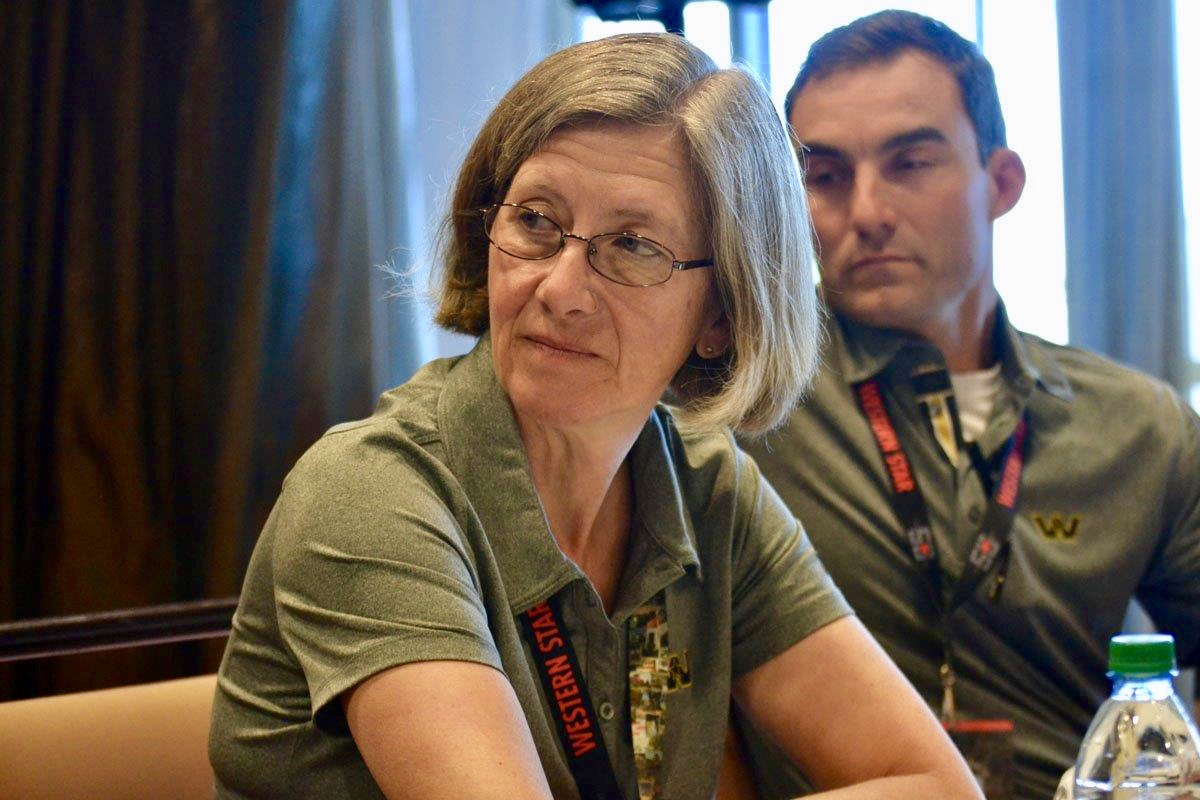 Vocational truck users tend to own trucks longer typically 10 years or more compared to three to five years for longhaul fleets making parts and service even more important to them noted Western Star39s Kelley Platt left and Peter Arrigoni