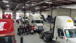 Fontaine Modification Fleet Services has opened a new truck modification center in Laredo TX adjacent to the TruckMovers consolidation and dispatching operation Fontaine Modification Fleet Services has opened a new truck modification center in Laredo TX adjacent to the TruckMovers consolidation and dispatching operation