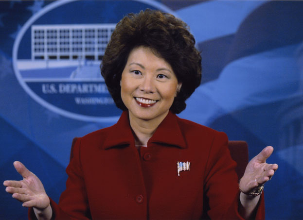 DOT Secretary Elaine Chao told a Senate panel streamlining the permitting process is key to getting highway projects built quickly