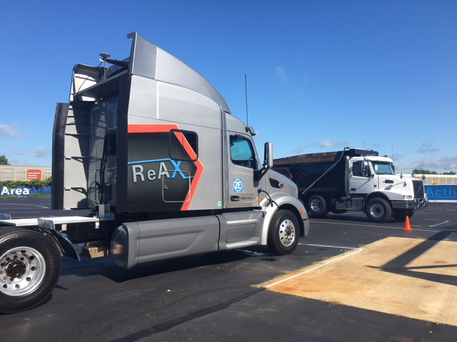 ZF Commercial Vehicle announced its ReAX steering technology will be available for heavy trucks starting next year Photo Cristina Commendatore Fleet Owner