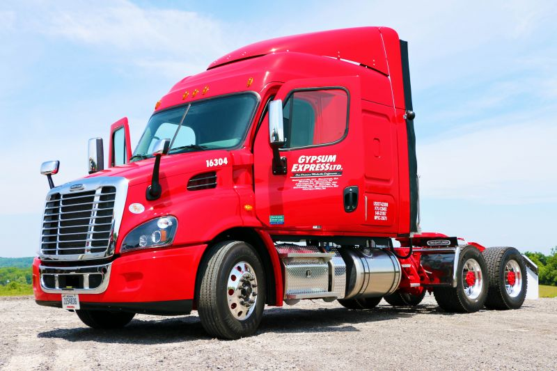 ldquoWe had to tell customers when loads could not be legally hauled We also had to work with customers that demanded firm delivery times but would not provide parking at their siterdquo mdashJerry Harris Gypsum Express Photo Gypsum Express