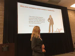 Ellen Voie president amp CEO of the Women in Trucking advocacy group Photo Sean KilcarrFleet Owner Ellen Voie president amp CEO of the Women in Trucking advocacy group Photo Sean KilcarrFleet Owner