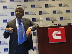 Srikanth Padmanabhan president of the engine business at Cummins Photo Sean KilcarrFleet Owner Srikanth Padmanabhan president of the engine business at Cummins Photo Sean KilcarrFleet Owner