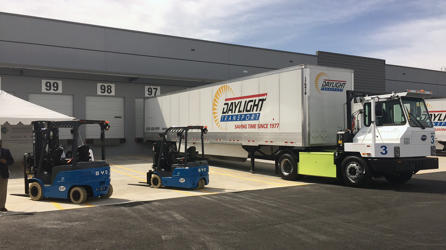 Daylight Transport has launched a number of initiatives to quotgo greenquot using electric power