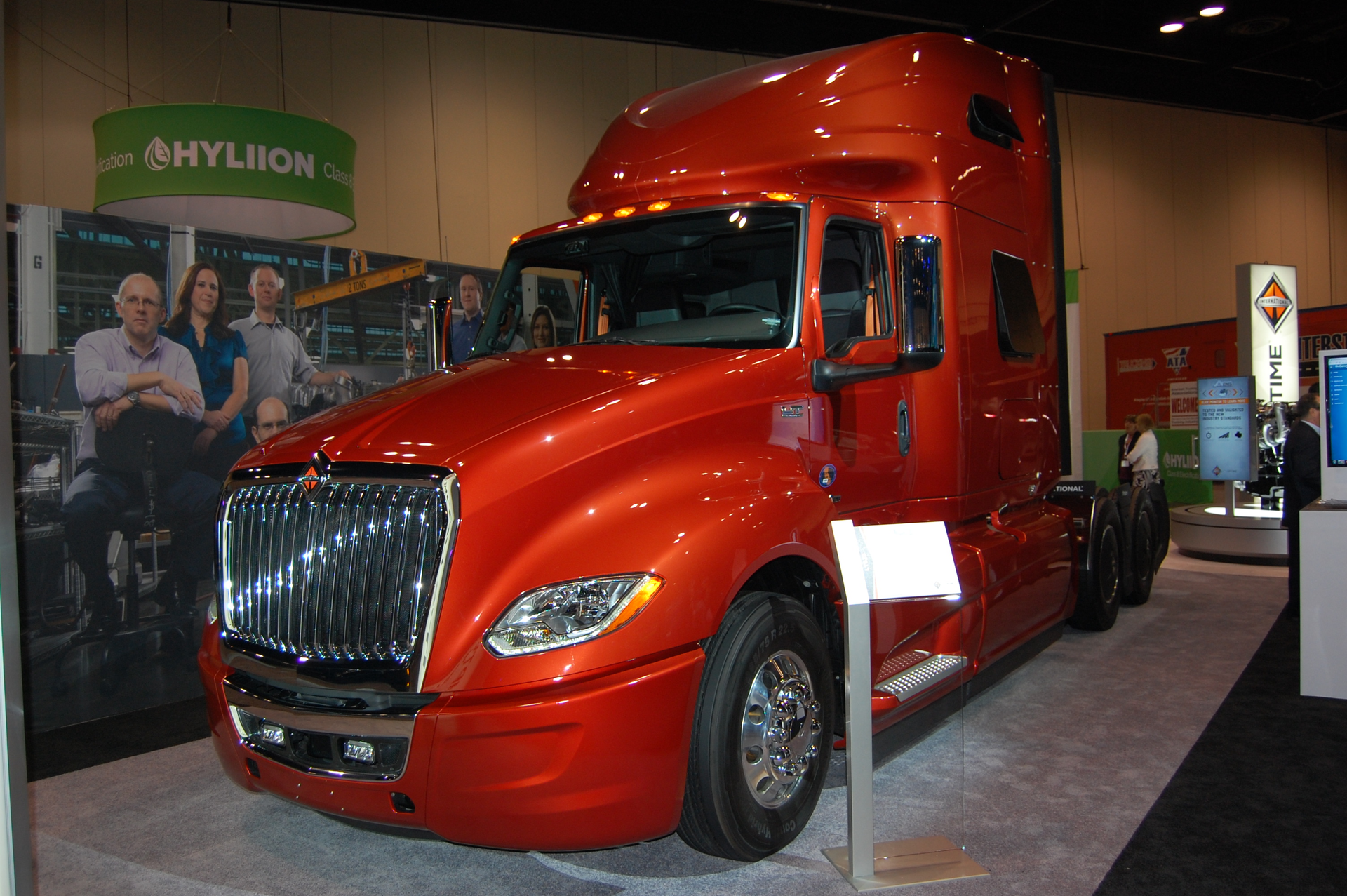 Navistar said economic growth and freight volumes are accelerating especially in the TL segment where ldquofreight is strong capacity is tight and rates are uprdquo Photo Sean KilcarrFleet Owner