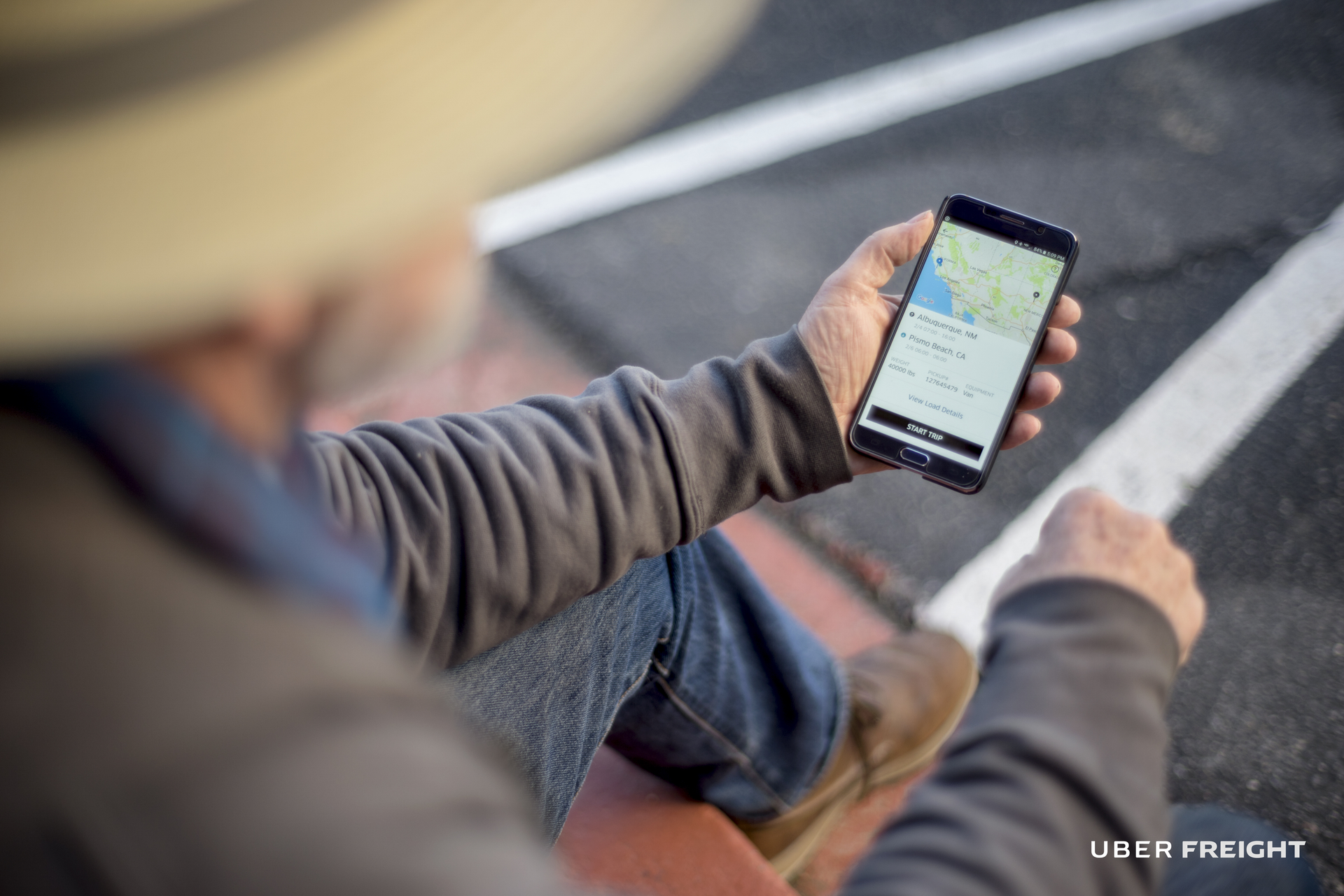 Uber recently launched its Uber Freight app that matches trucking companies with loads to haul Photo Aether FilmsUber Freight