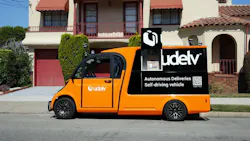 Udelv self-driving delivery van Udelv self-driving delivery van
