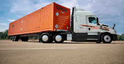 Schneider intermodal truck Schneider intermodal truck