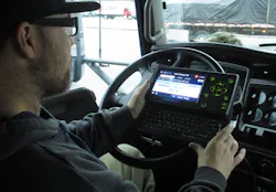 Driver using ELD Driver using ELD