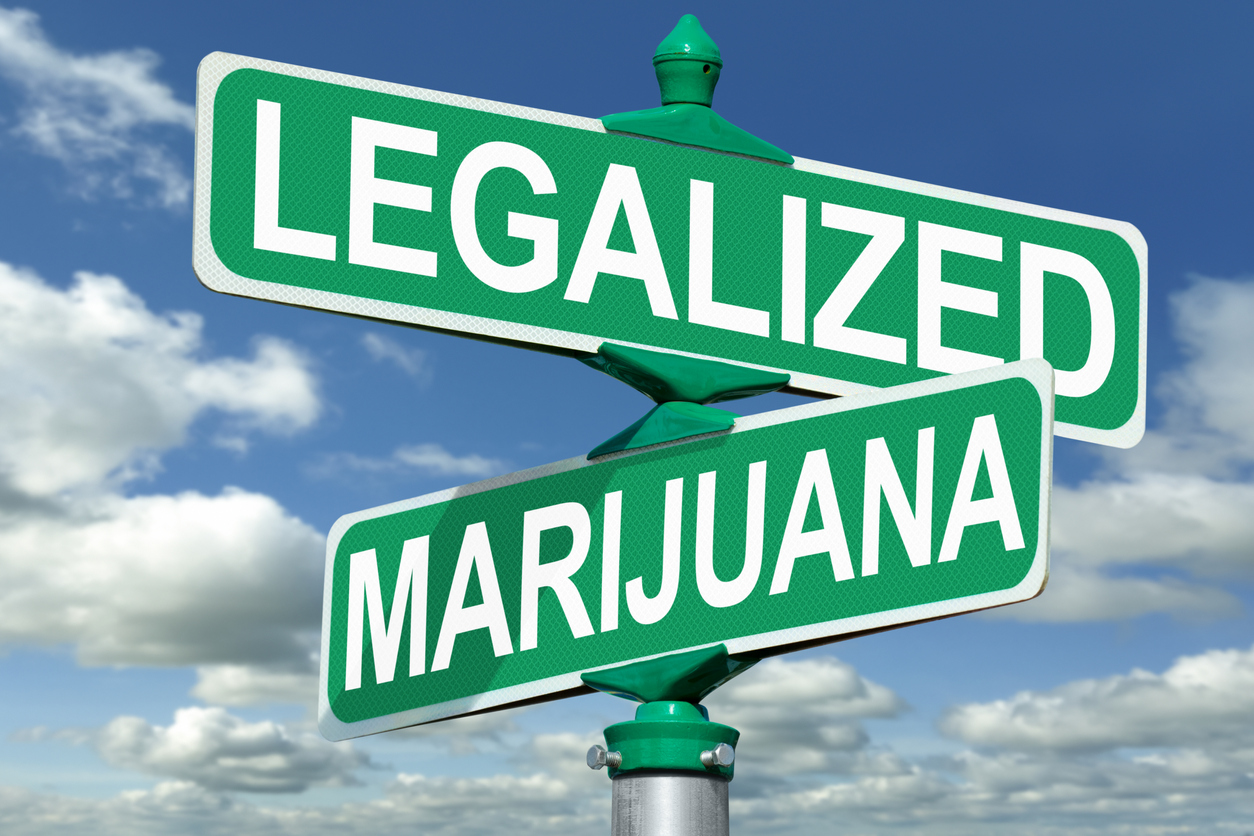 legalized marijuan sign