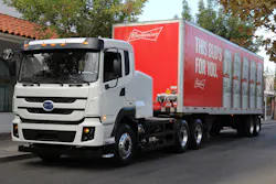 A-B electric truck from BYD A-B electric truck from BYD